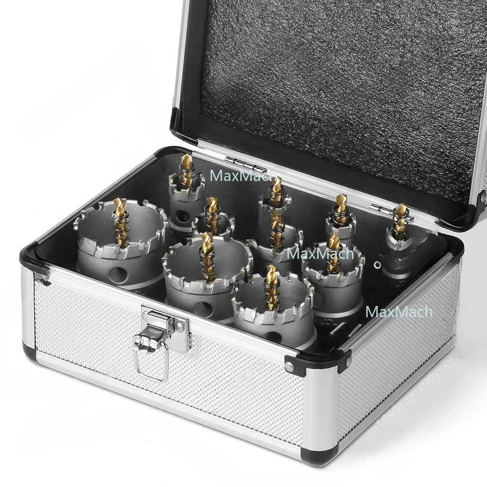 

10pc 5A Carbide Tip TCT Drill Bit Hole Saw 16,18,20,22,25,30,35,40,50,53mm Drill Bit Set Hole Saw Cutter For Stainless Steel