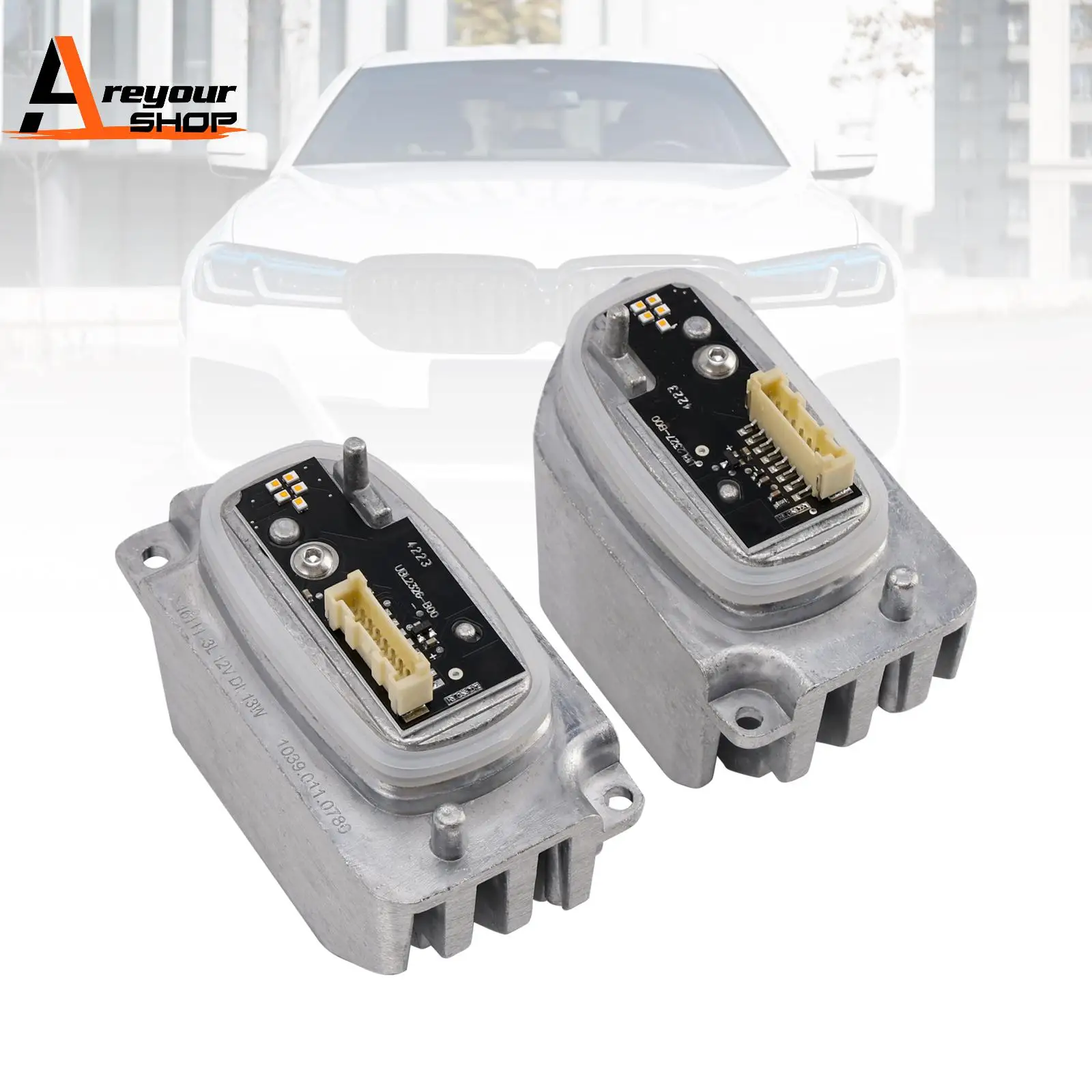 

2PCS Adaptive Headlight Turn Signal Light 63117214942 941 for BMW 5' G30 G31