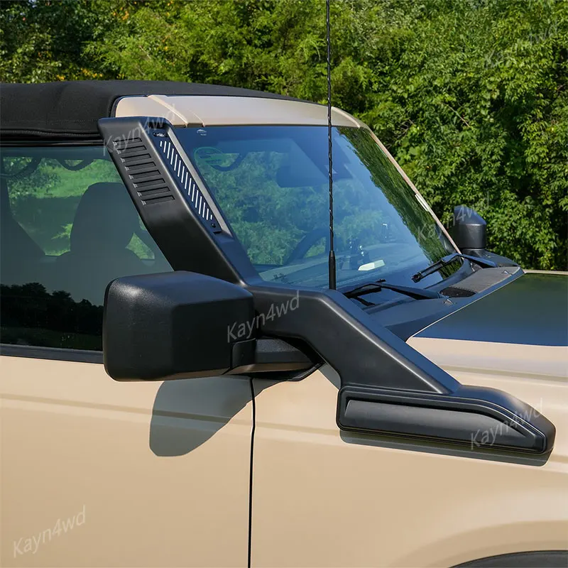 Off Road 4x4 Auto Außen Zubehör Lufteinlass Schnorchel Kits Für 2021-2025 Ford Bronco Waten Atem Schlauch schnorchel Rohr