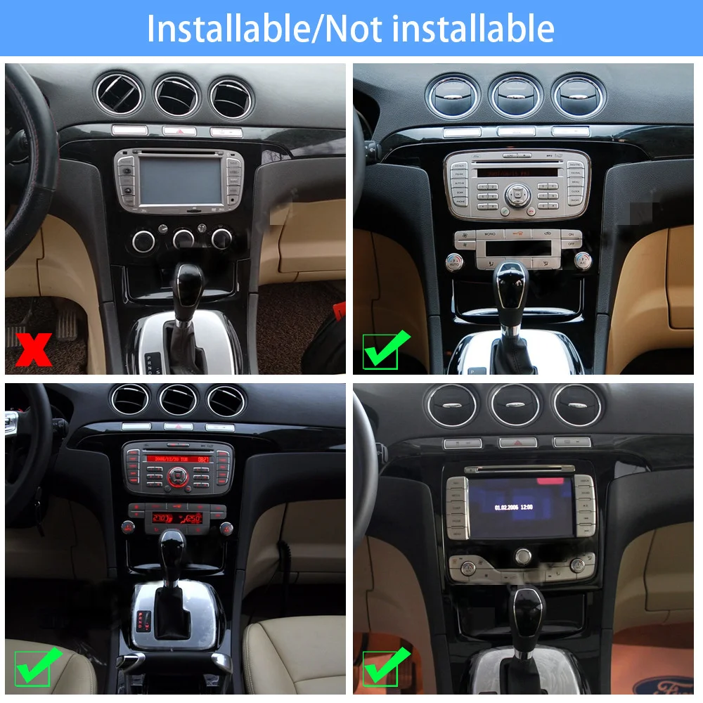 Android 12 Radio de coche navegación GPS reproductor Multimedia para Ford Galaxy S Max S-MAX 2007-2015 estilo de navegación Auto Carplay Wifi