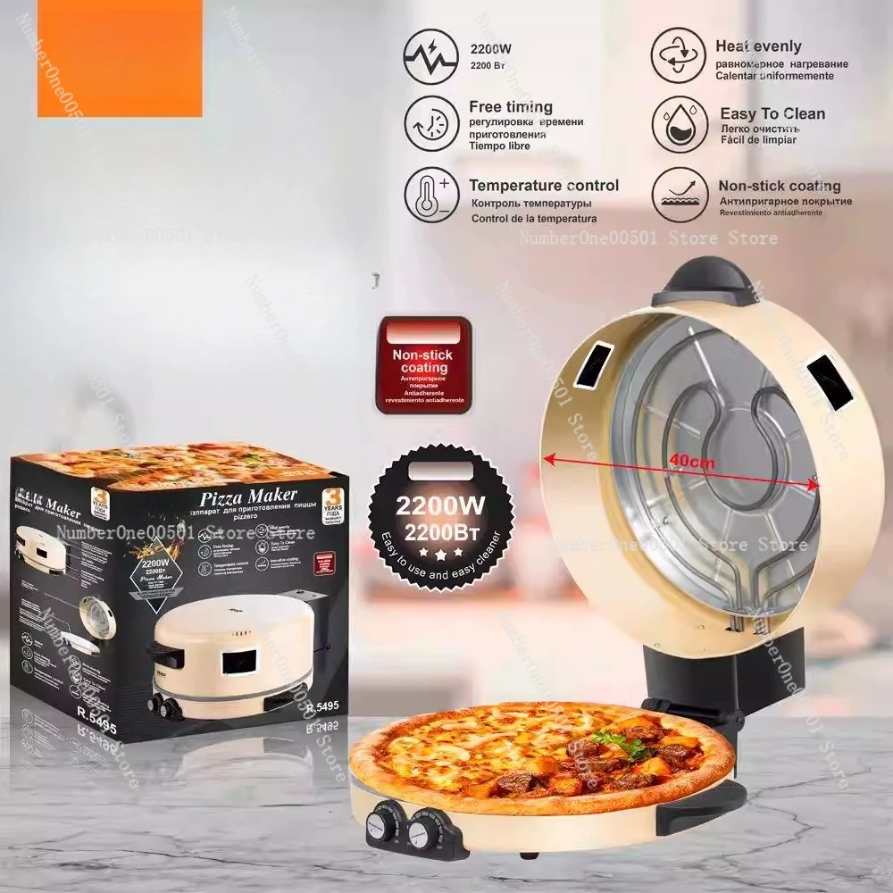 

Многофункциональная электрическая печь-гриль 47330 стандарта ЕС для пиццы, арабского хлеба, стейков