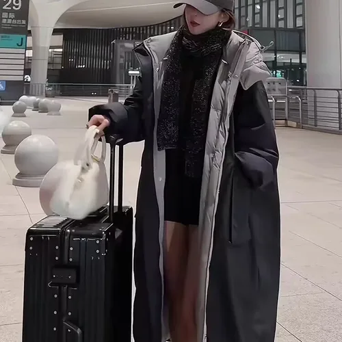 따뜻한 코튼 재킷 한국 스타일 루즈핏 따뜻한 두꺼운 짧은 후드 있는 베이스볼 캡 스타일 따뜻한 코튼 재킷 코튼 자켓