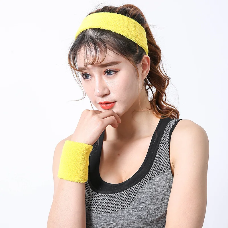 Sports Sweat-absorbing Wrist  Fitness Exercise Towel Warm Running Sweat-wiping Male and Female Wrist Protector Hand Wristband