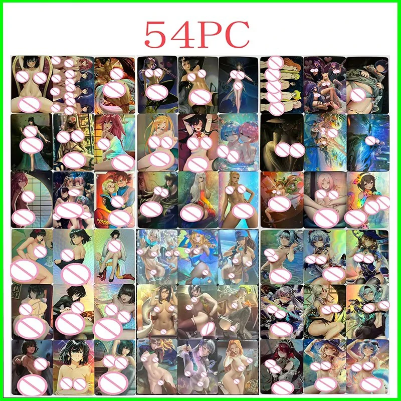 

Anime Character DIY Collectible Card Rem Takagaki Kaede Sakura Nami Laser Flash Card Boy Play Toys Christmas Birthday Gift