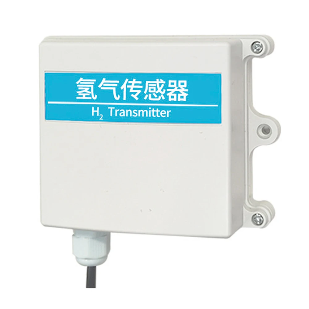 Hydrogen Gas Sensor H2 Gas Detector High-Precision Wall-Mounted 1000PPM 40000PPM Gas Transmitter RS485 0-5V 0-10V 4-20mA Output