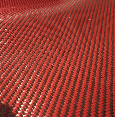 

20ft x 40 Carbon Fiber Cloth Roll 2x2 Twill Weave 3k 200g High Strength Fabric for Car Boat Repair Concrete Walls, Basements,Red