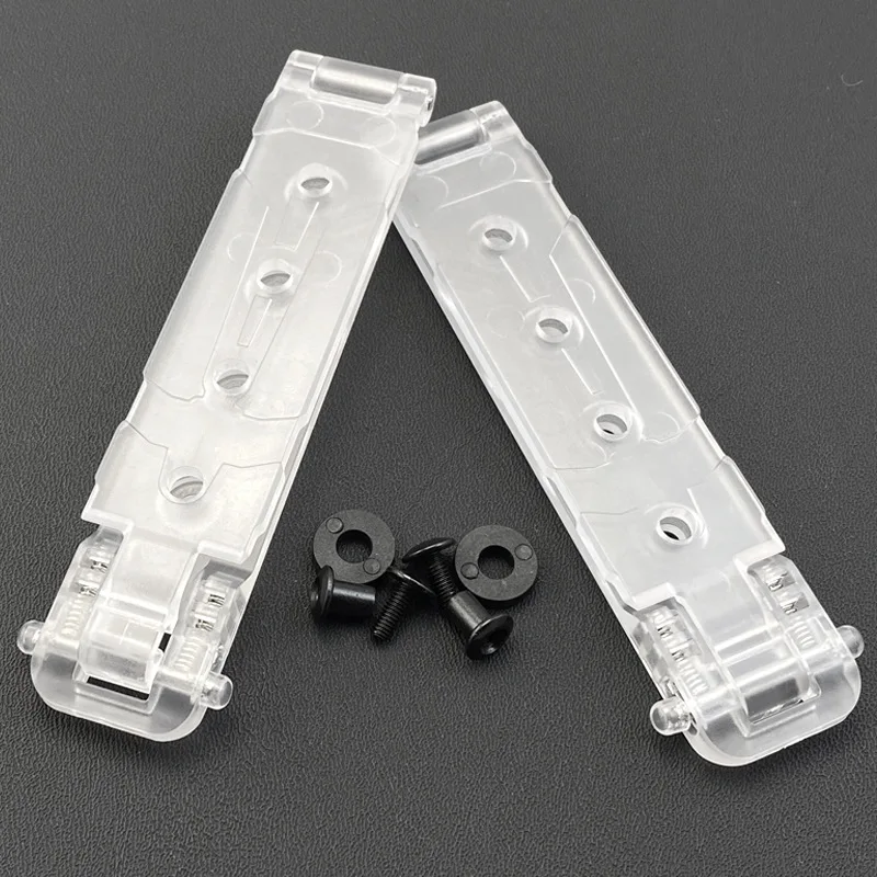 1/2 Sets Transparent MOLLE-LOK Molle Waist Clip Back Clamp With Screws For KYDEX Holsters Knife Sheath Scabbard DIY Making Parts