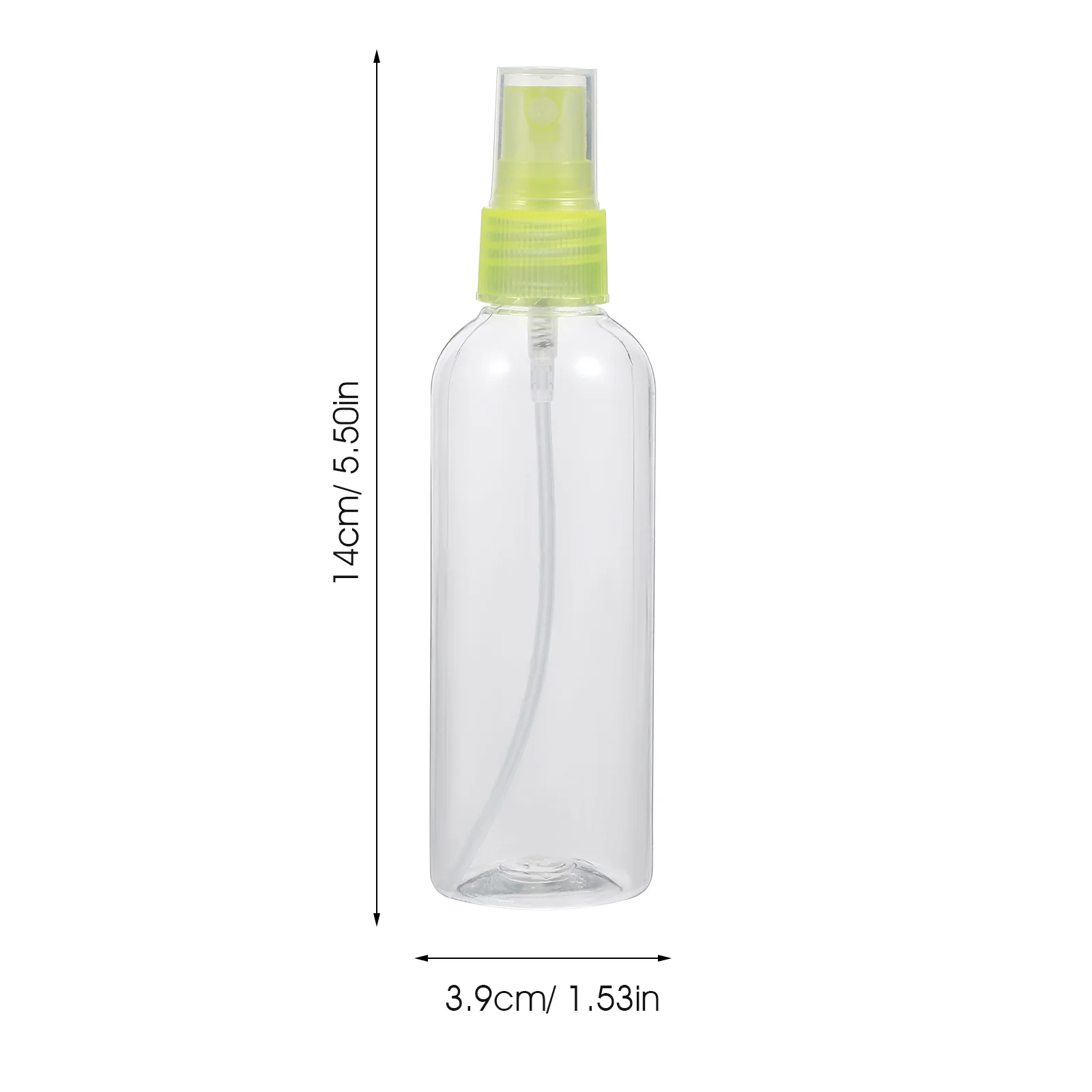 Garrafas de viagem recarregáveis de névoa fina 100ml conjunto de recipientes de spray de plástico à prova de vazamento para produtos de higiene pessoal conjunto de garrafas de viagem