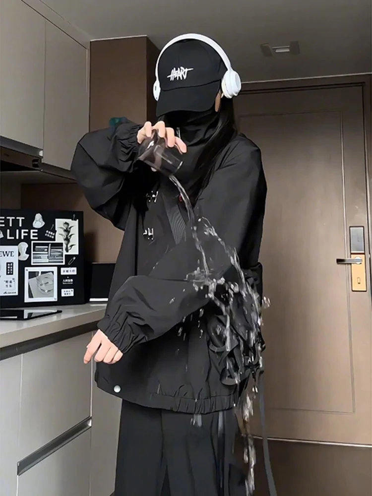 

Новая китайская мужская куртка Jaet, весенне-осенняя оригинальная водонепроницаемая американская ветровка с воротником-стойкой Aircrt Bule