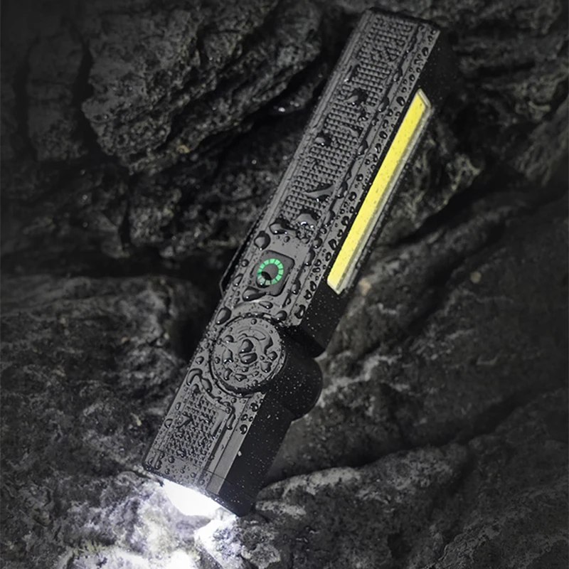 Multi Functional COB Work Light Multi Angle Rotating Flashlight Charging And Maintenance Light With Magnetic Machine NEW 2025