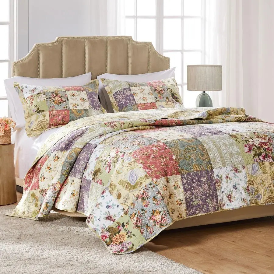

Комплект стеганых одеял Home Blooming Prairie из 100% хлопка, 2 предмета, размер Twin Twin XL, модель GL0809CMST