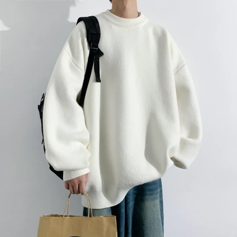 

Nice Cashmere Pullover Men Sweater Autumn Winter Hombre Jumper Pull Homme Hiver O-Neck Knitted Sweaters Clothing Outwear