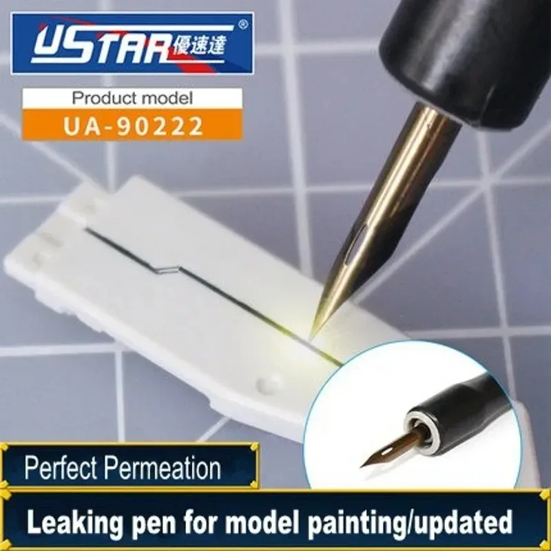 Ustar Permeation Pen leaking Pen for Panel Line Hobby Modeler Military Model DIY Assembly Model Painting Tools 90222 Christmas