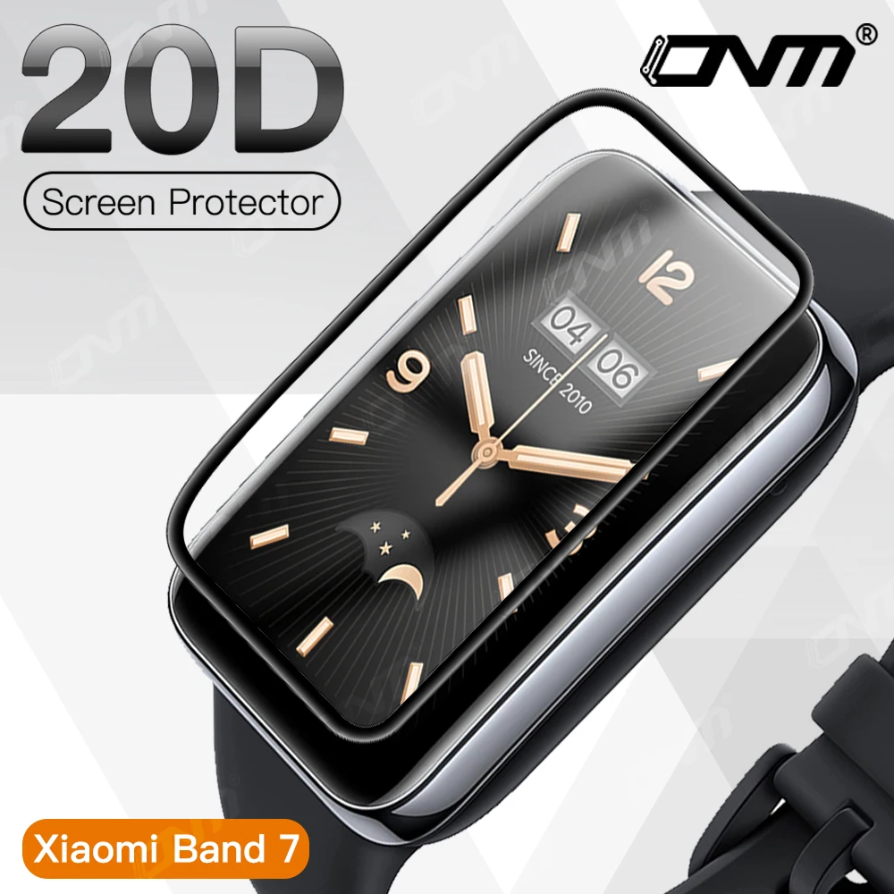 

20D Film for Xiaomi Band 6 7 Pro Screen Protector for Mi band 7 Pro Full Coverage Protective for Mi band7 Smart Watch Not Glass