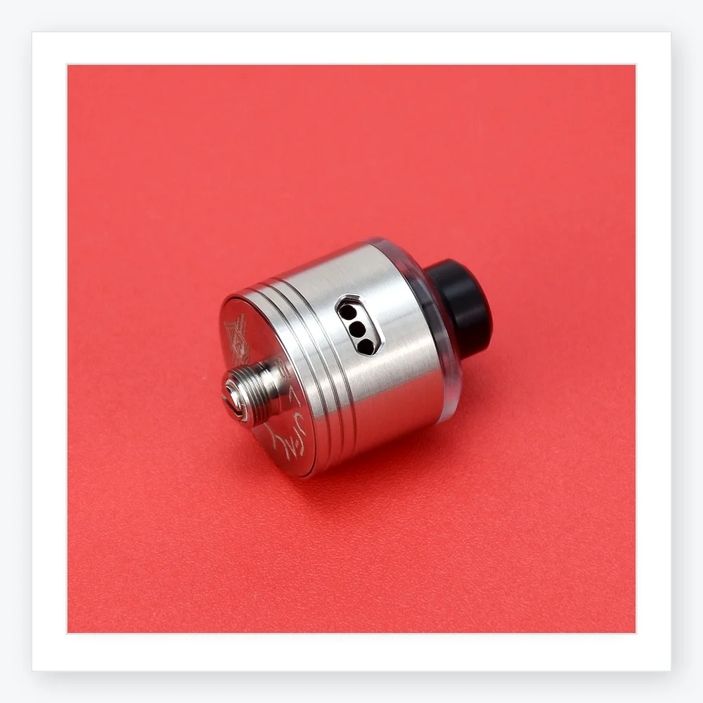 Wolfcoolvape Skyfall Style 22mm RDA Atomizer with Squonk BF Pin and 4 Extra AFC Inserts for DL & MTL Single Coil Vaping view 3