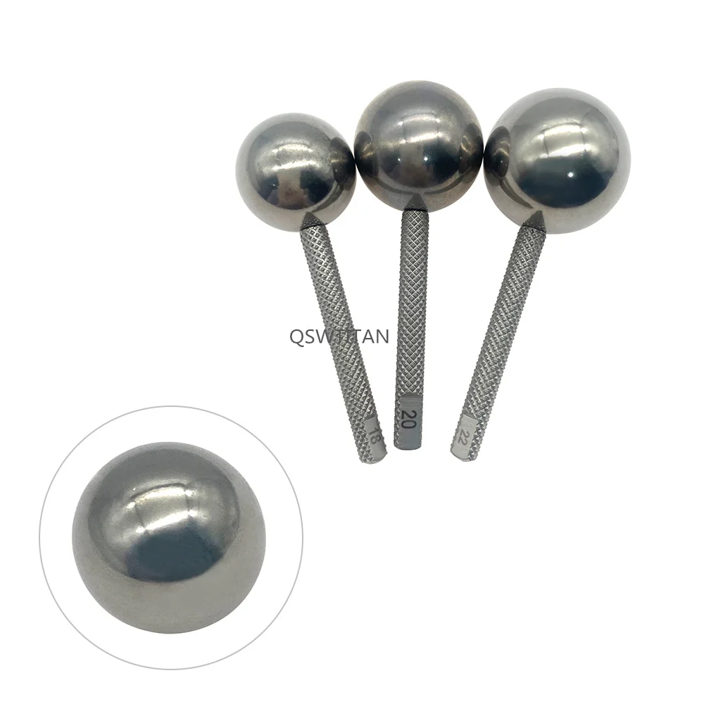 Stainless Steel Eye Socket Measuring Ball Eye Depression Ophthalmic Instruments  Measuring Device