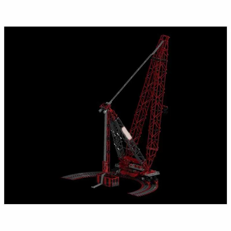 SK6000 Crawler Excavator No-Arm Building Block Toy Set, includes 6,582 pieces, Christmas gift MOC-196217