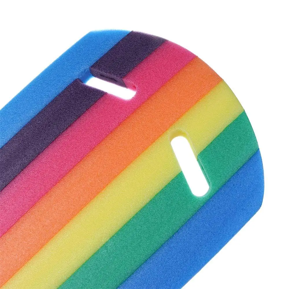 แผ่นโฟมช่วยฝึกว่ายน้ำ สีรุ้ง บอร์ดลอยน้ำ บอร์ดเตะขา บอร์ดลอยน้ำแบบมือจับ