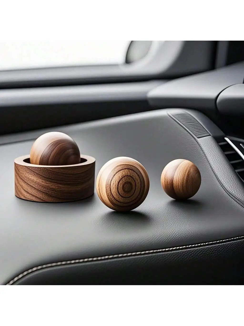 Natural wooden diffuser, essential oil diffuser, desktop/car ornament, suitable for aromatherapy and home, freshening the air