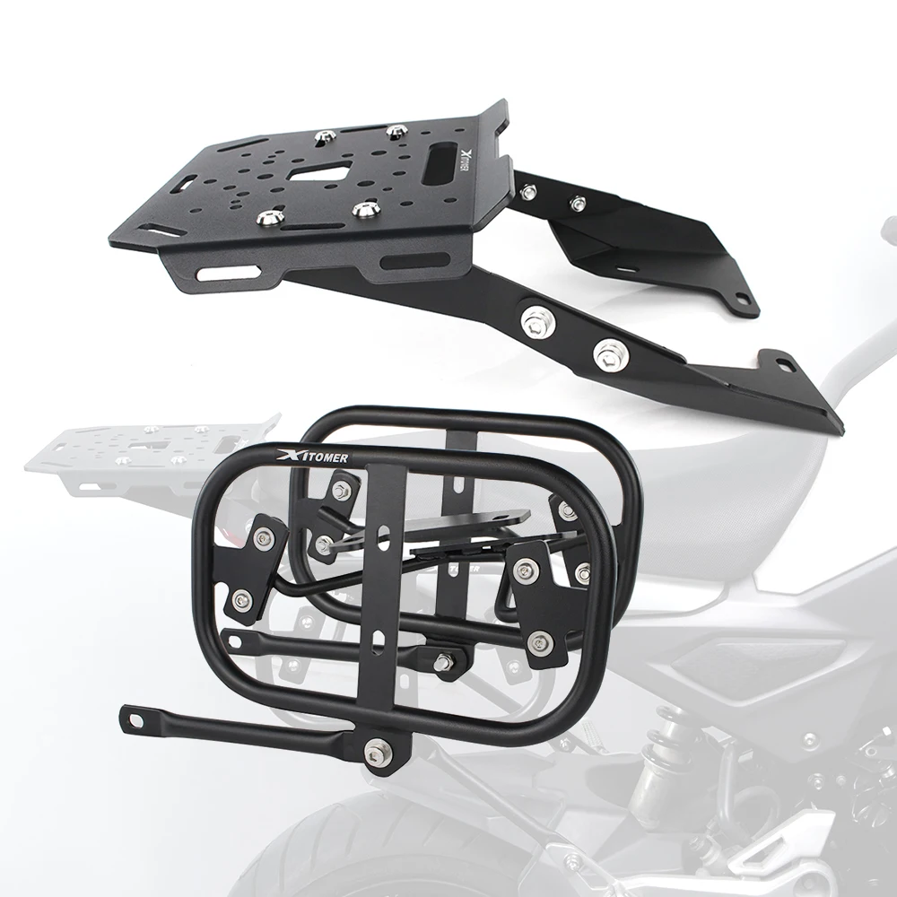 Motorcycle Side Panniers Rack Frame Top Box Case Saddlebag Bracket Pannier Luggage Racks Grom 125 MSX 125 2016-2020 For Honda