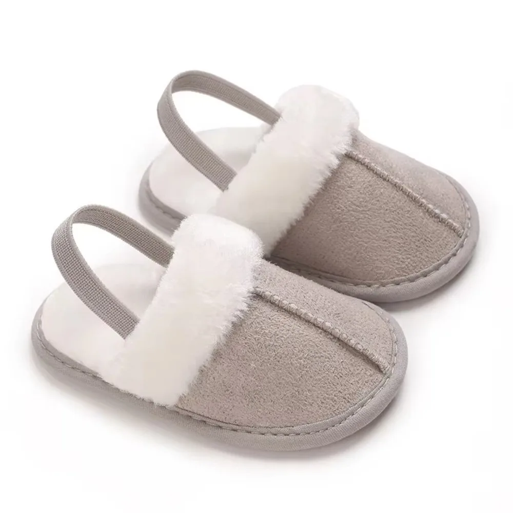 

0-18M Baby Cotton Slippers Winter Warm with Insulation Toddler Shoes Soft Sole Comfortable Newborn Baby Shoes Infant Girls Boys