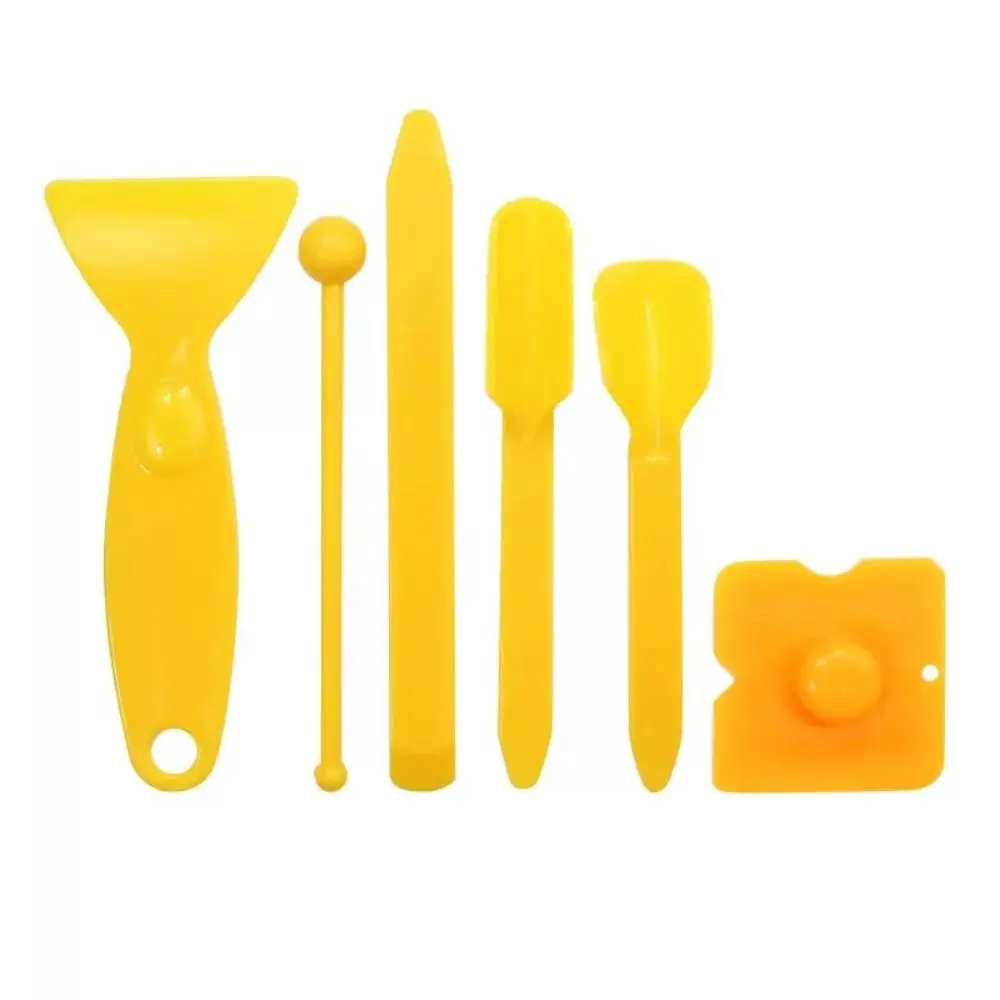 

6PCS/Set High Quality Silicone Edge Beauty Seam Tool Plastic Grout Remover Smooth Caulking Tool Building Construction