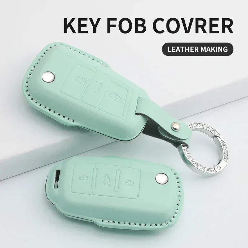 

For Car Key Case Cover Shell Key Bag Volkswagen VW Polo Golf7 MK7 Tiguan Passat B5 B6 B7 Golf 4 5 6 MK6 Jetta Lavida PU Leather