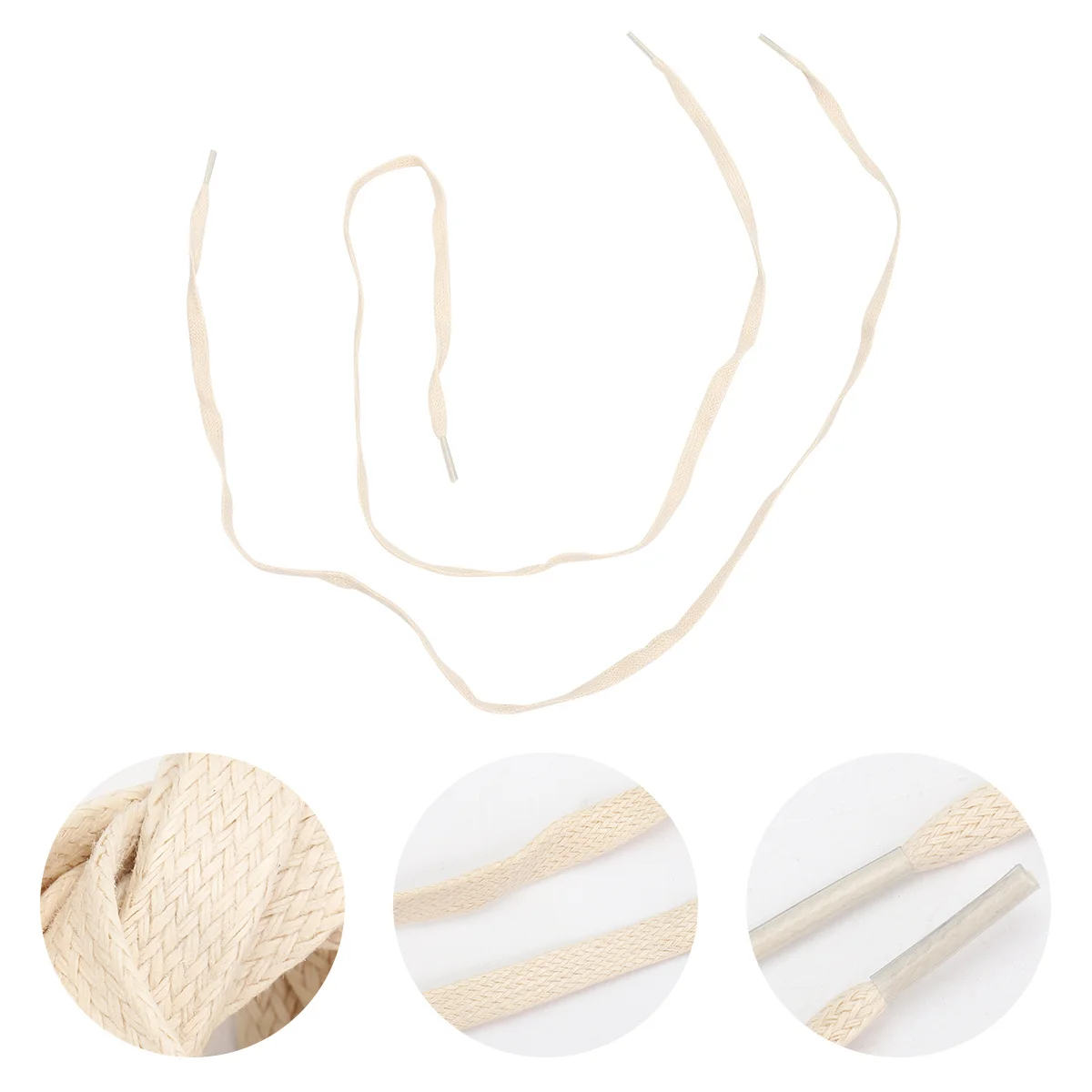 

Casual Shoe Tie Sneakers Shoelace Elastic Laces Waxed Flat Shoelaces Men's Shoes