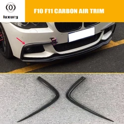 Carbon Fiber Front Bumper Side Upper Trim for BMW F10 F11 520 523 528 535 550 M Sports Bumper 2010-2016