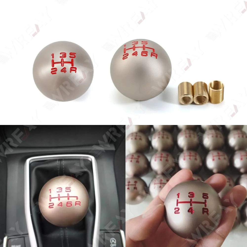 Car 5/6 Speed Thread Aluminum FD2 JDM antiskid Gear Shift Knob for Honda Civic Fit Manual model