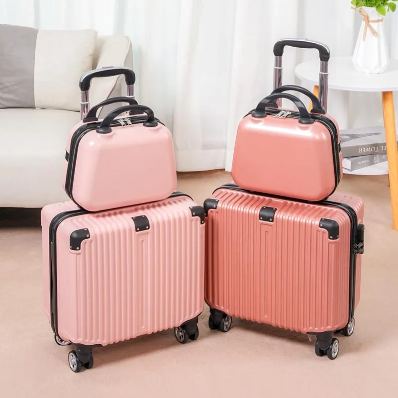 18인치 컴퓨터 케이스와 휴대용 화장품 가방, 세 개의 당김봉 확장층 컴퓨터 수납칸, 여행용 케이스, 여행 가방