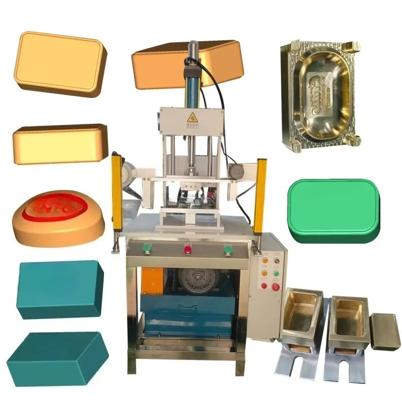 Customized Pneumatic Cold Pressed Soap Stamping Molding Machine Easy To Operate For Handmade Bar Soap