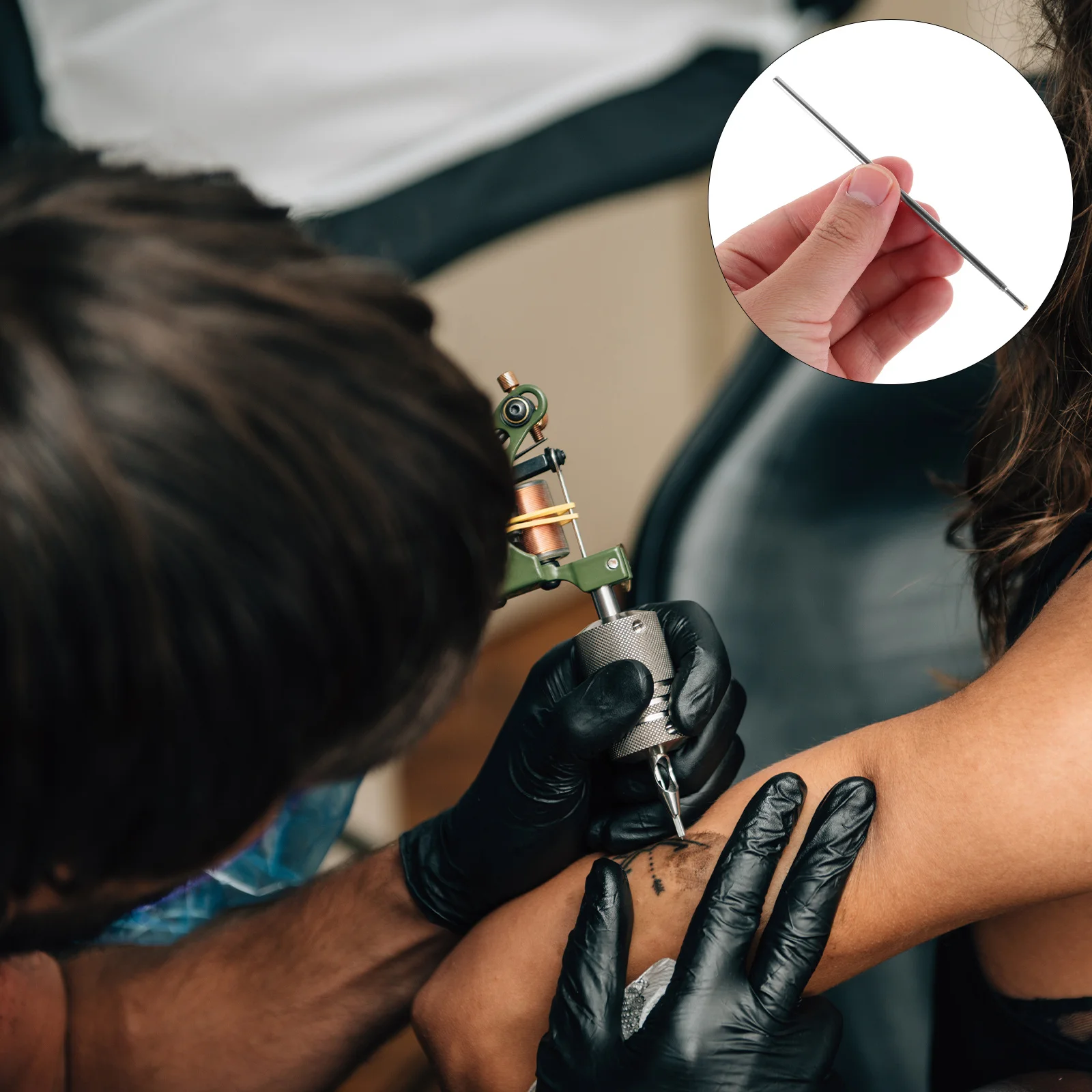 20 قطعة عبوات أقلام الوشم الحمراء 1.6 مللي متر طرف رفيع لـ Microblading عبوات الحبر البديلة العالمية المتوافقة مع أقلام الاستنسل-