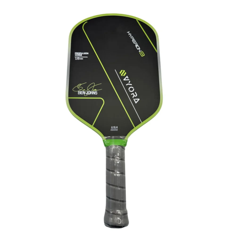 

Vyola Hyperion 3 Competition-Grade Toray T700 Carbon Fiber Hot-Pressed Process Polymer Honeycomb Core 16mm Pickleball Racket