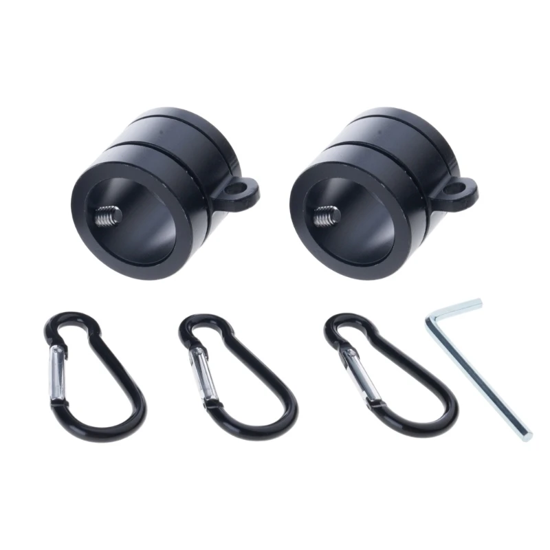 Rotation Flagpole Spinner Rings with Bearing Mechanism For Outdoor Use 2Pieces C5AD