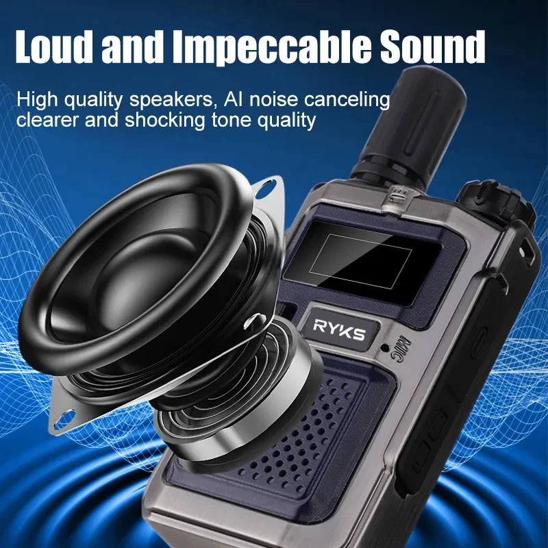 Global 4G public network walkie-talkie Small portable hand-held commercial civil professional two-way outdoor walkie-talkie