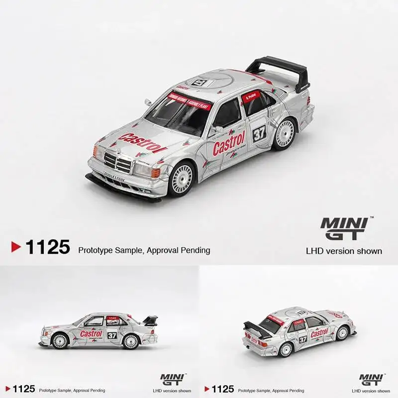 

Предпродажа MINIGT 1125 1:64 Mercedes Benz 190E 2.5 16 Evolution II 1995 SE Asia Championship, литая под давлением модель автомобиля, коллекция игрушек