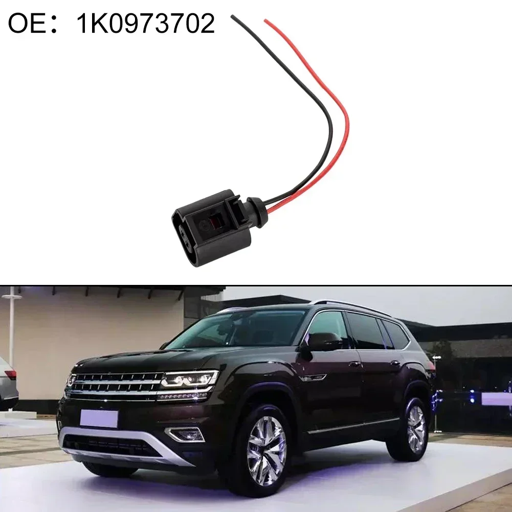 1Pcs Car License Plate Light Socket Adapter For Golf For A3 For A4 Q3 Q4 OEM 1K0973702 Temperature Sensor Plug Connector Fitting