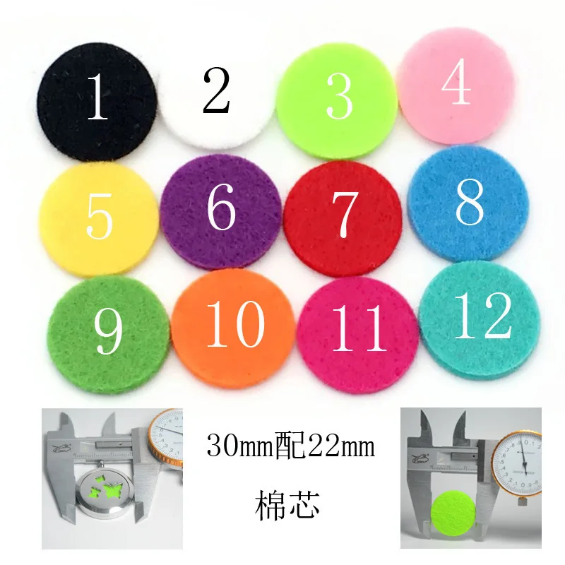 

24Pcs Car Aroma Pads Essential Oil Diffuser Longlasting Fragrance Easy to Use DIY Stylish Interior Enhancement