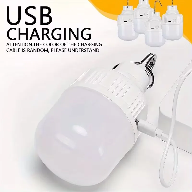 1/2/3/4 قطع مصباح LED قابل لإعادة الشحن، 3 أوضاع، إضاءة فلاش محمولة مناسبة للتخييم والصيد وإضاءة الخيام، إضاءة مرنة - 5