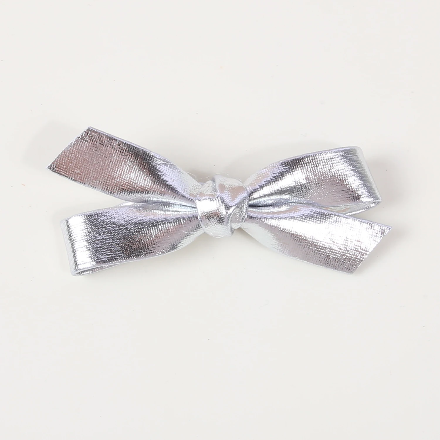 Accesorios de pajarita de cuero PU brillante para diademas, bolsa de regalo artesanal, caja, Clip para ropa, zapatos de vestir, accesorios de decoración, 10 Uds.