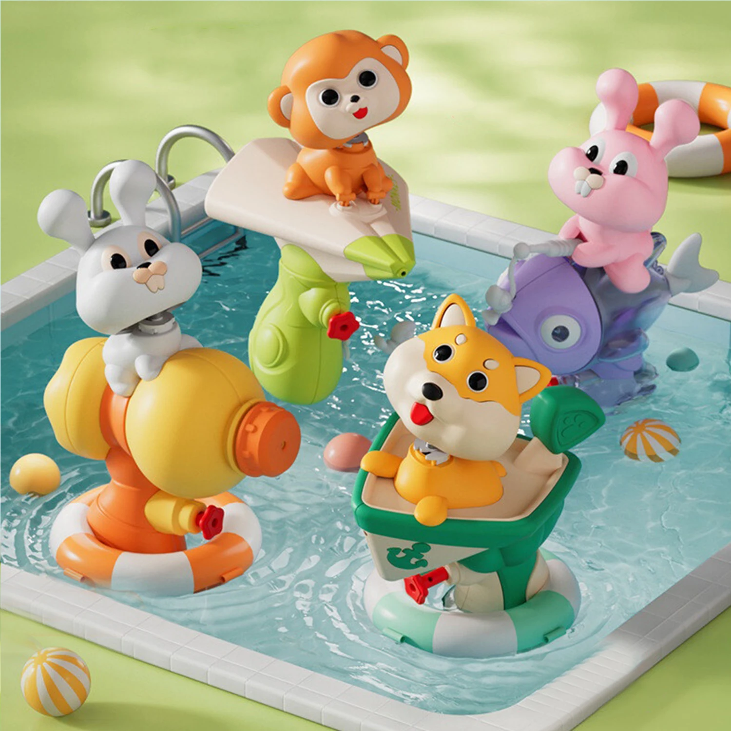 1pc Animals Water Guns Toys Kawaii Water Pistol Summer Beach Pool Water Sport Party Water Gun，Summer Toy, Perfect Gift