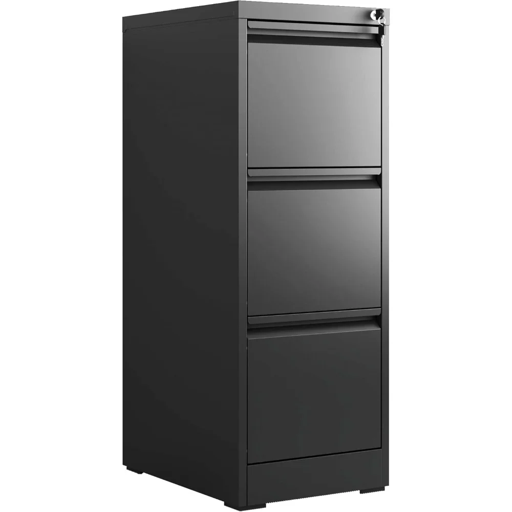 

Metal File Cabinet with Drawer Heavy Duty Locking File Cabinets Home Office Steel Filing Cabinet