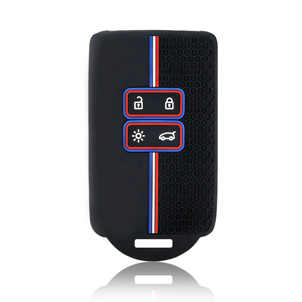 2026 1pc New Silicone Key Case Cover For Renault Megane Austral Kadjar Clio Captur Arkana Koleos Zoe Scenic Dacia Sand