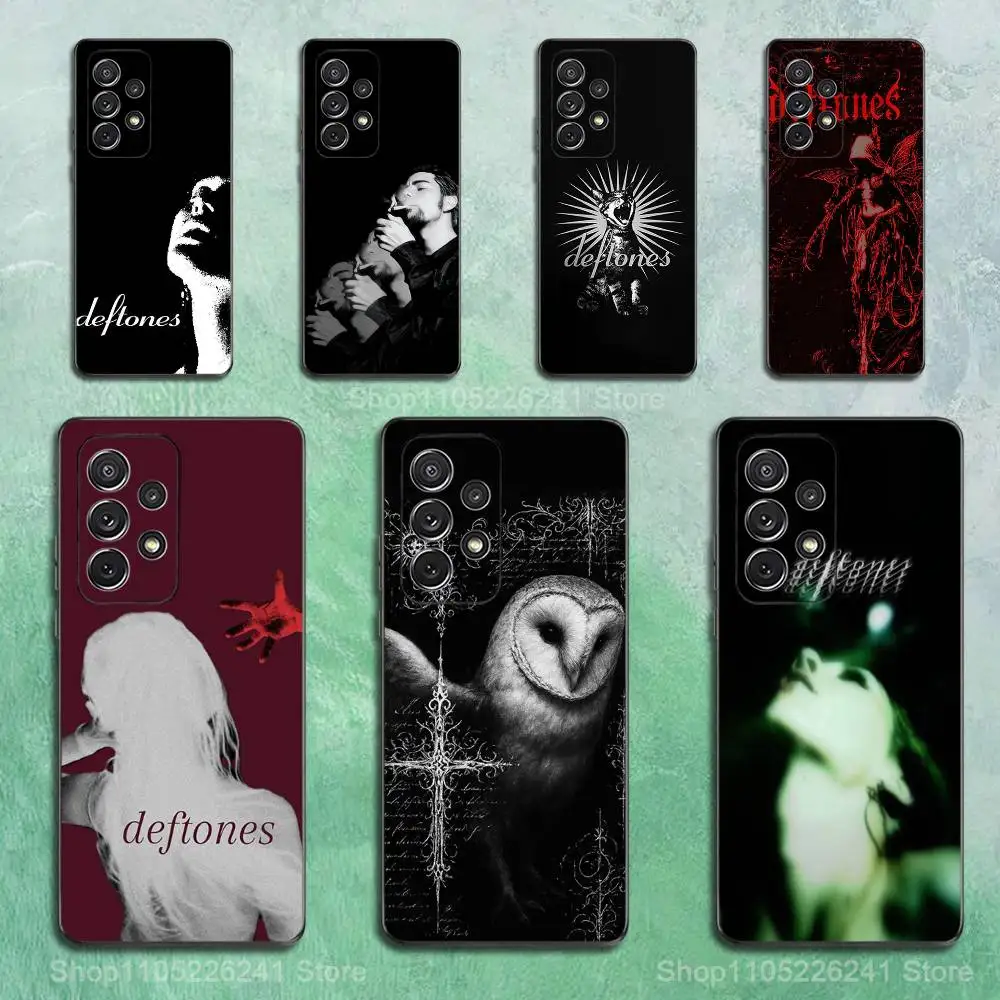 

Band D-DeftonES Cool Case For Samsung S23,S25,S20,S10,S9,S21,S24,S22,Ultra,FE,Plus,Lite,Soft Silicone Black