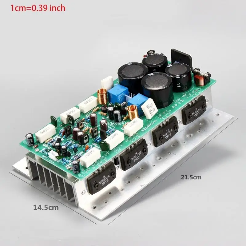 

SanKen 1494/3858 High Power HIFI Amplifier Board Dual Channel 450W+450W Stereo Amp Amplifier Board For Sound New Dropship