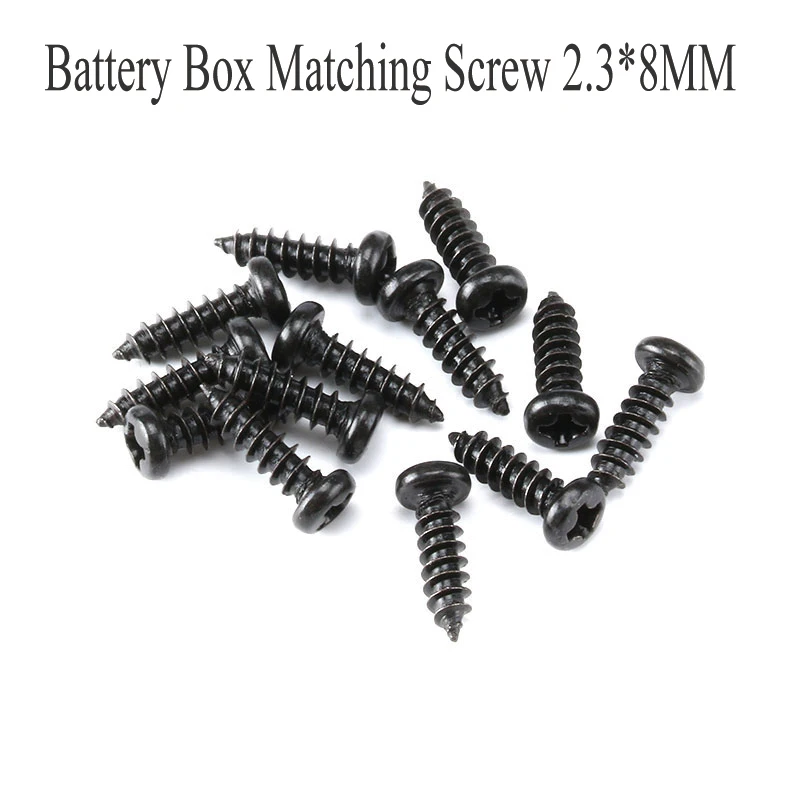 100PCS Battery Box Matching Screw 2.3*8MM For DIY Model Making Coupling Fastening Screw