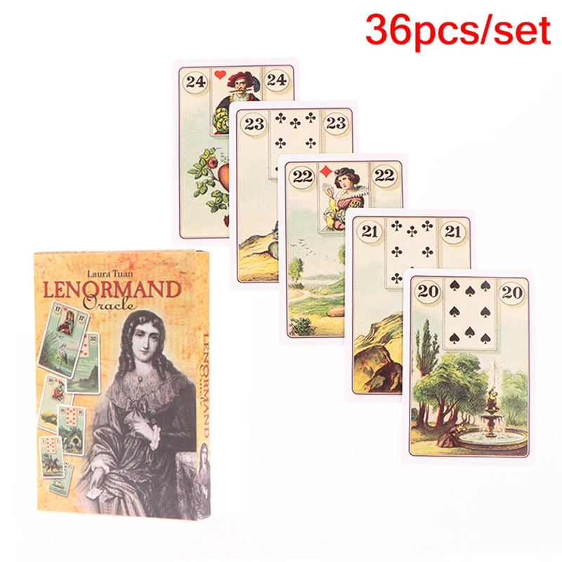 1Box English Tarot Deck Oracles Cards Mysterious Divination Witches Tarot Cards For Women Girls Cards Game Board Game Supplies