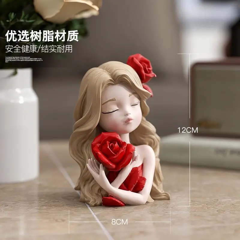 

Cute Girl Desktop Ornaments Home Decorations Office Workstation Mood Girlfriend Birthday Gift