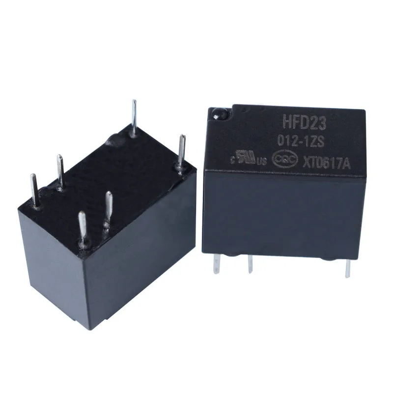 2PCS JRC23F - HFD23-005 012 024-1ZS 6-pin sensitive relay 1A